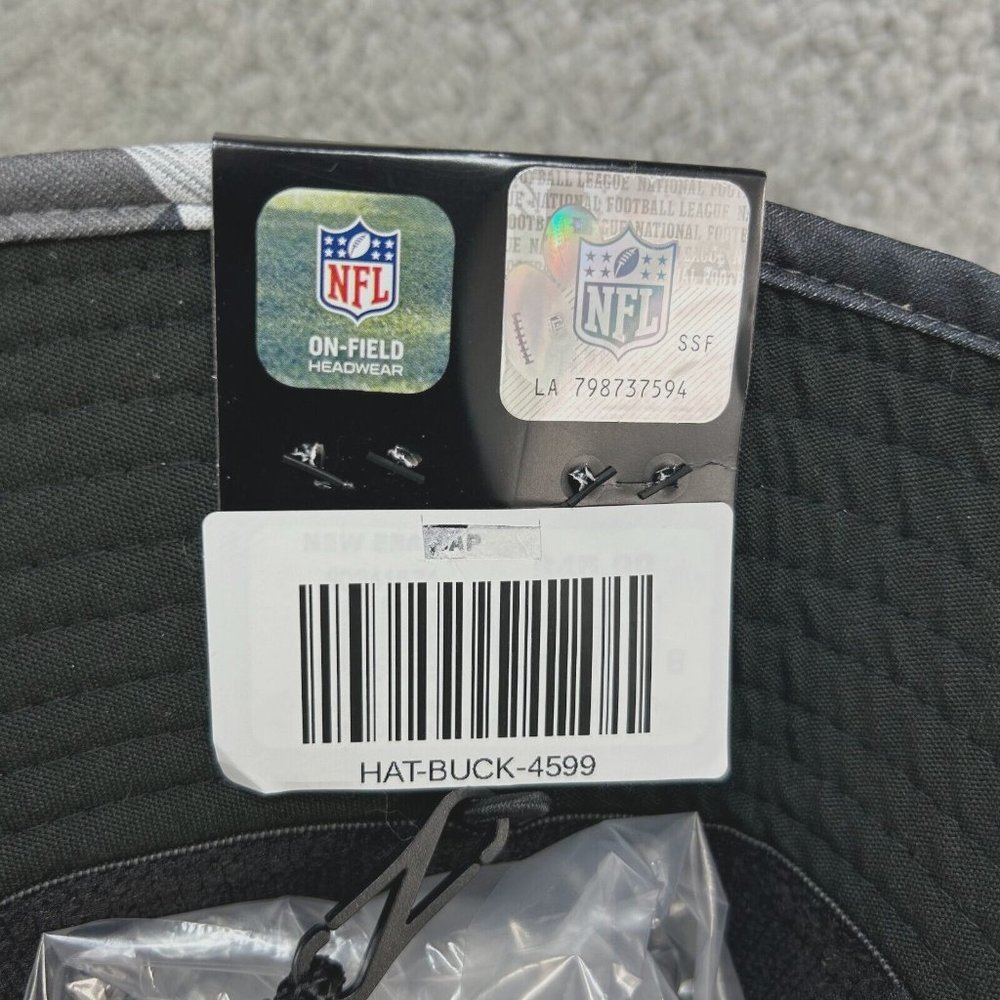 New Era Oakland Raiders Camouflage Training Bucket Hat Cap NFL Football - Picture 6 of 6